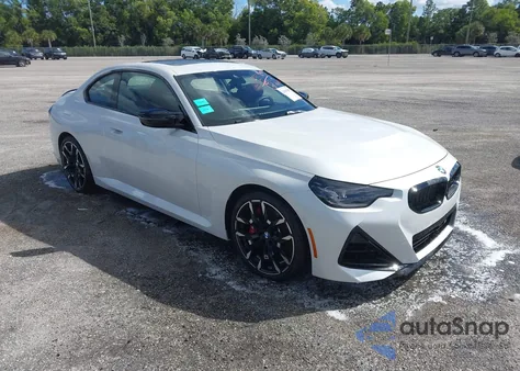 2025 BMW M240 I xDrive из США, поврежденный, VIN 3MW53CM05S8F76634